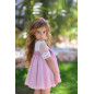 Vestido Niña Pequeña Tul Bicolor Rosa-La Ormiga Vestido Niña Pequeña Tul Bicolor Rosa-La Ormiga