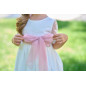 Vestido Niña Tul Blanco Espalda-La Ormiga Vestido Niña Tul Blanco Espalda-La Ormiga