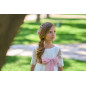 Vestido Niña Tul Blanco Espalda-La Ormiga Vestido Niña Tul Blanco Espalda-La Ormiga