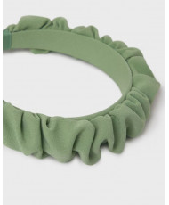 Diadema Crepe Fruncida Niña Verde-Abel&Lula