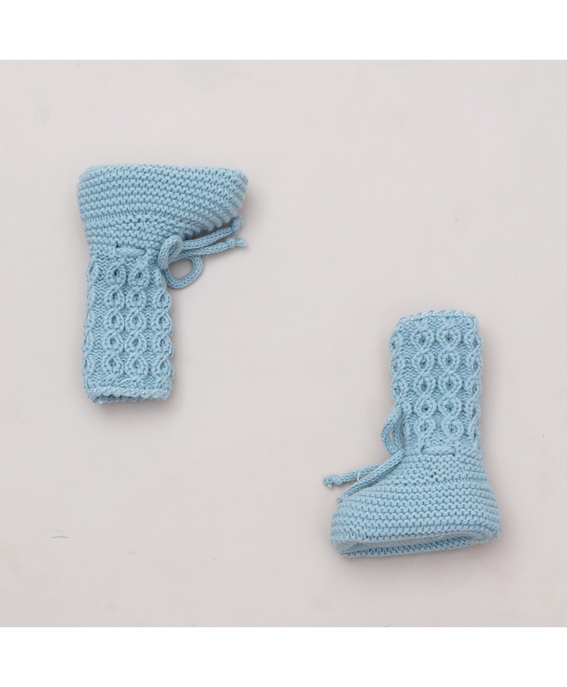 Botitas Ochos Verde Mar-Pangasa Baby Botitas Ochos Verde Mar-Pangasa Baby