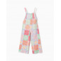 Mono De Tirantes Con Estampado Floral Para Niña, Multicolor-Zippy