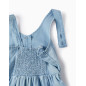 Mono En Denim Ligero De Algodón Para Niña, Azul Claro-Zippy