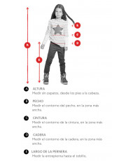 Mono En Denim Ligero De Algodón Para Niña, Azul Claro-Zippy