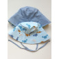 Conjunto Baño con Protección Solar UPF 50+ Azul Crabs- Monnauge