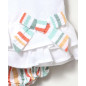 Blusa +Bloomer Rayas Naranja Bebé Niña-Coco Acqua Blusa +Bloomer Rayas Naranja Bebé Niña-Coco Acqua