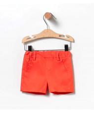 Bermuda+Camisa Rayas Naranja Bebé Niño-Coco Acqua