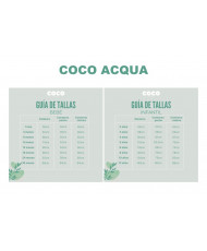 Vestido+Braga Rayas Naranja Bebé Niña-Coco Acqua