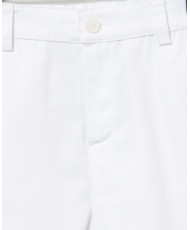 Conjunto Camisa Rayas Turquesa+Bermuda Blanca Niño-Coco Acqua