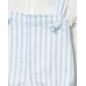 Blusa+Bloomer Rayas Celeste Bebe-Coco acqua
