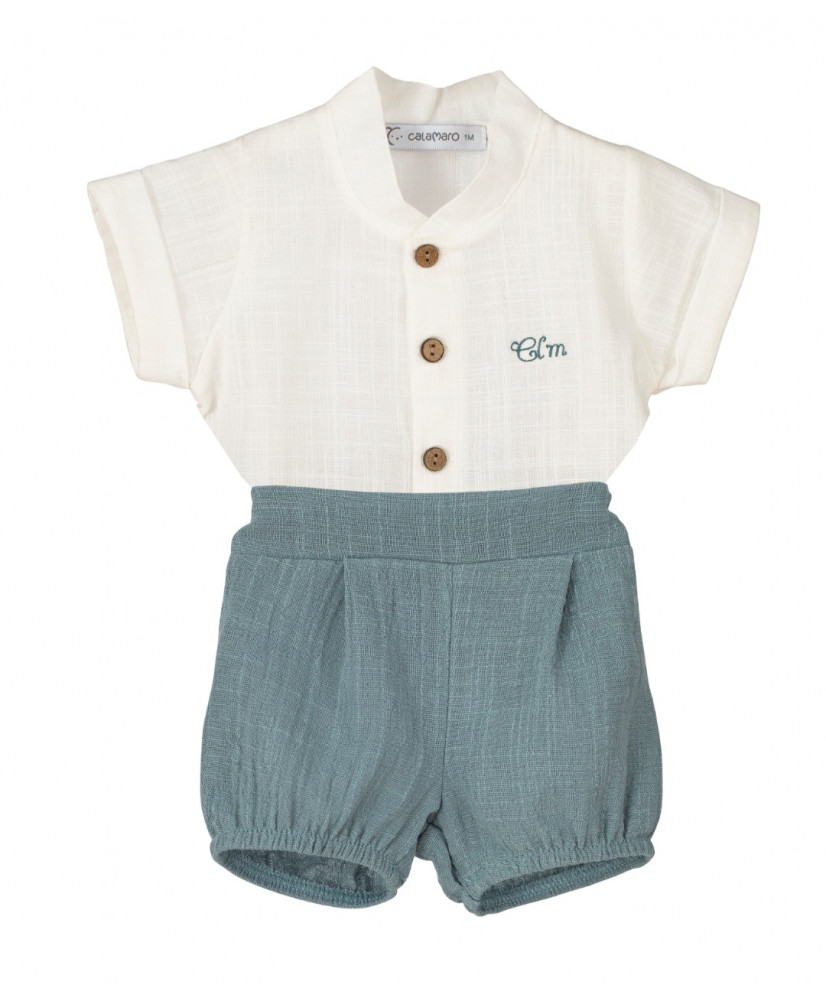 Conjunto Pantalón Excellent Verbena Bebé Niño-Calamaro