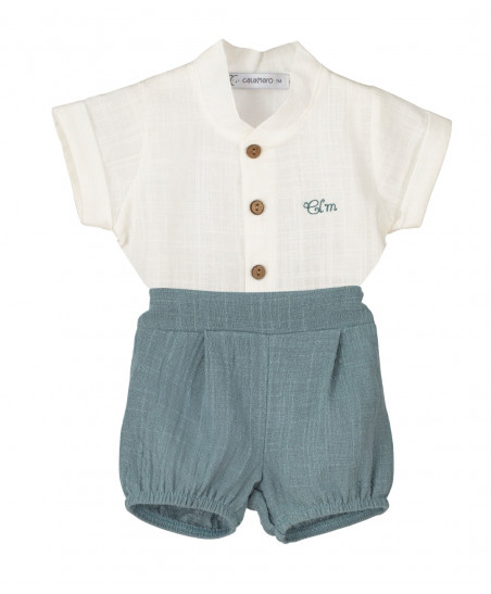 Conjunto Pantalón Excellent Verbena Bebé Niño-Calamaro