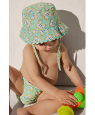 SET BLUSA, CULETÍN Y GORRO ESTAMPADO MARIPOSAS-Ysabel Mora