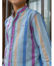Camisa Niño Agua Marina-Nachete