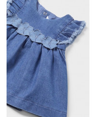 Vestido vaquero recién nacido-Mayoral