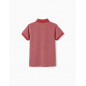 Polo En Piqué De Algodón Para Niño, Rojo Ladrillo-Zippy Polo En Piqué De Algodón Para Niño, Rojo Ladrillo-Zippy