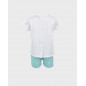 Conjunto bebé niño rayas helado-La Ormiga Conjunto bebé niño rayas helado-La Ormiga
