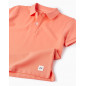 Polo De Algodón Para Niño, Coral-Zippy Polo De Algodón Para Niño, Coral-Zippy