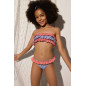 BIKINI DE NIÑA TOP Y BRAGA CON VOLANTES ESTAMPADOS-Ysabel Mora