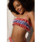 BIKINI DE NIÑA TOP Y BRAGA CON VOLANTES ESTAMPADOS-Ysabel Mora