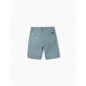 Pantalones Cortos Midi De Algodón Para Niño 'B&S', Azul-Zippy Pantalones Cortos Midi De Algodón Para Niño 'B&S', Azul-Zippy