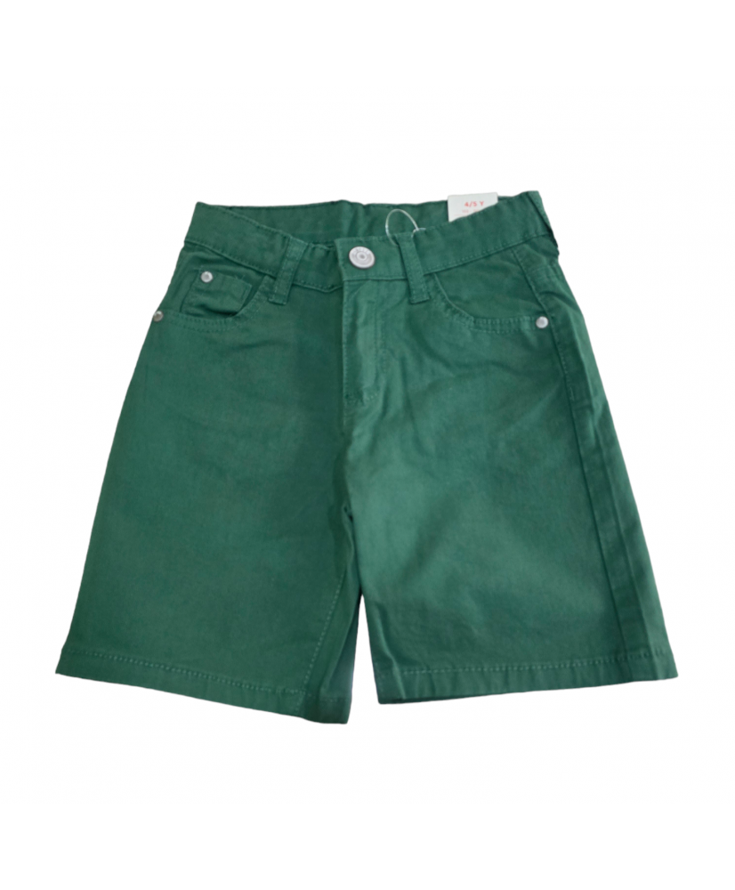 Shorts Chino De Algodón Para Niño 'Midi', Verde-Zippy Shorts Chino De Algodón Para Niño 'Midi', Verde-Zippy