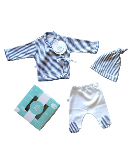Conjunto 3 Piezas Prematuro Estampa Pedro-Todo Amor Baby