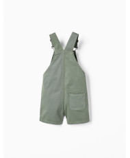 Peto Vaquero De Sarga De Algodón Para Bebé Niño, Verde-Zippy