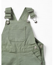 Peto Vaquero De Sarga De Algodón Para Bebé Niño, Verde-Zippy