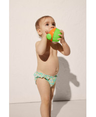 BAÑADOR CULETÍN BEBÉ ESTAMPADO MARIPOSAS CON VOLANTES-Ysabel Mora