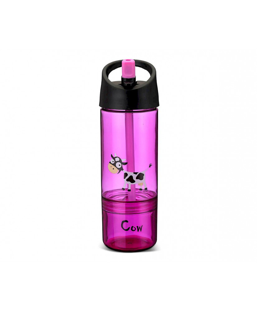 Botella Tritán 2 en 1 Vaca Purple-Carl Oscar Botella Tritán 2 en 1 Vaca Purple-Carl Oscar