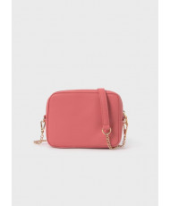 Bolso Acolchado Logo Niña Salmón-Abeñ & Lula