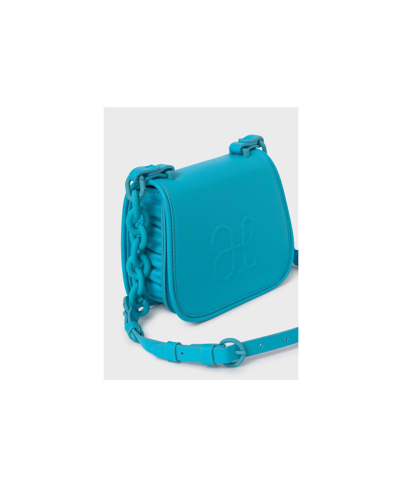 Bolso Logo Relieve Niña Turquesa-Abel & Lula