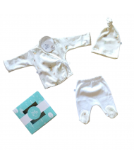 Conjunto 3 Piezas Prematuro Estampa Amore-Todo Amor Baby
