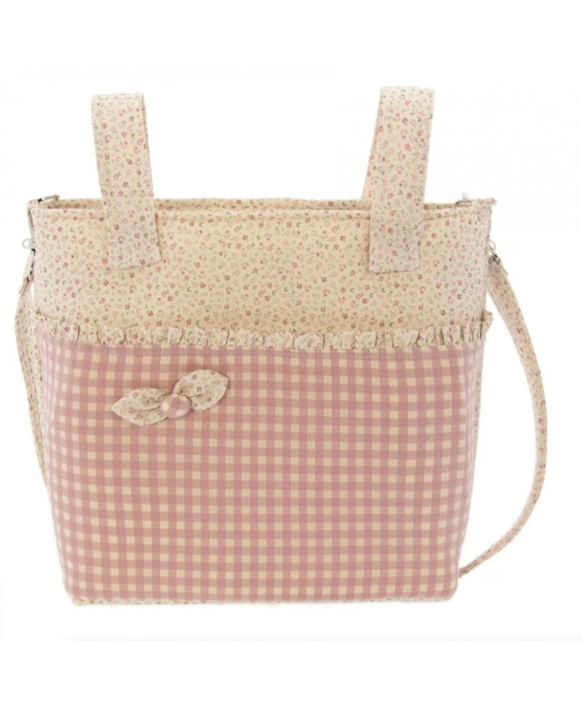 Cambrass Borsa per Passeggino Organizer neonato Crossbody Beige