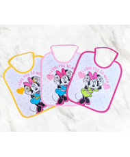 Pack 6 Babero Maxi Minnie-Disney