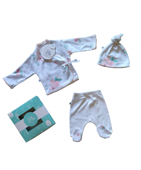Conjunto 3 Piezas Prematuro Estampa Ambra-Todo Amor Baby