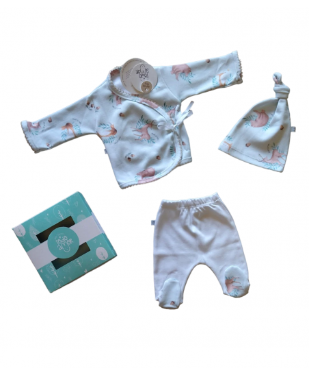Conjunto 3 Piezas Prematuro Estampa Belisario-Todo Amor Baby
