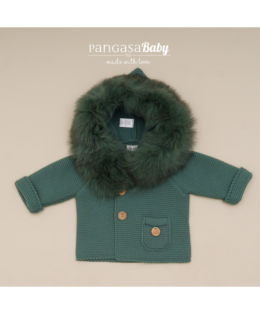 Trenka Luxury PELO NATURAL Verde Olmo-Pangasa Trenka Luxury PELO NATURAL Verde Olmo-Pangasa