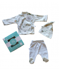 Conjunto 3 Piezas Prematuro Estampa Foresta-Todo Amor Baby