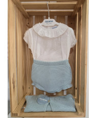 Conjunto 3 piezas verde agua-Juliana