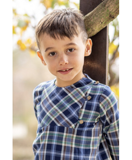 Conjunto Camisa Niño Tartan y Bombacho-Boétie Kids