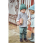 Conjunto Bebé Pantalón Largo Familia Grafito-Yoedu