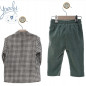 Conjunto Bebé Pantalón Largo Familia Grafito-Yoedu