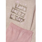 Conjunto legging antelina y sudadera niña-Mayoral