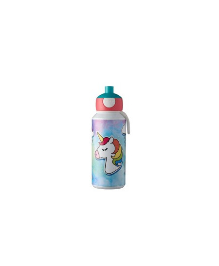 BOTELLA CAMPUS POP-UP 400 ML UNICORNIO-Mepal