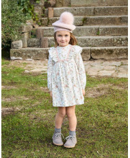 Vestido infantil estampado Peonia-Martín Aranda