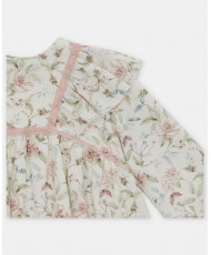 Vestido infantil estampado Peonia-Martín Aranda