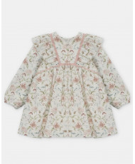 Vestido infantil estampado Peonia-Martín Aranda