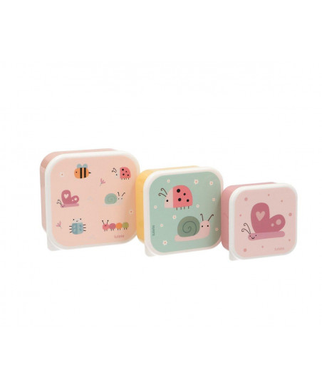 3 Cajas Almuerzo Bugs-Tutete